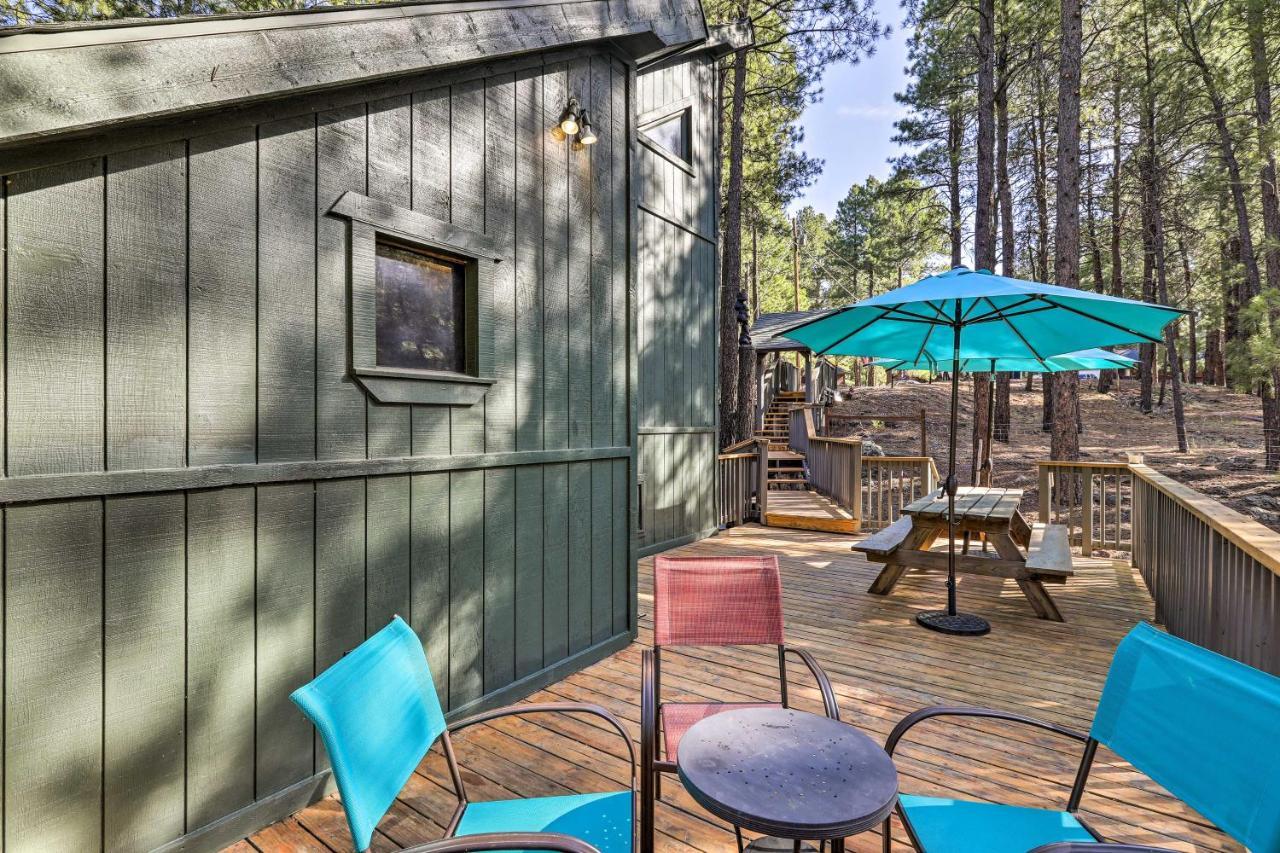 Woodsy Flagstaff Hideaway With Deck And Sunroom! Mountainaire ภายนอก รูปภาพ